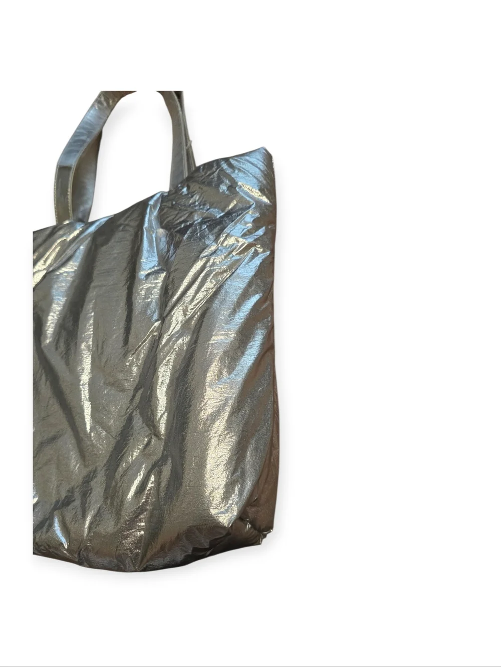 Clinique Silver & Green Limited Edition Tote Bag